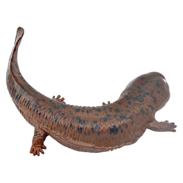 Salamander Legetøjsfigur Alder 3+ Drenge Piger Simulation Vilde Dyr Statue grå[D] brown