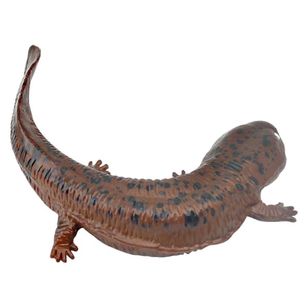 Salamander Leke Figur Aldre 3+ Gutter Jenter Simulering Dyreliv Dyr Statue grå[D] brown