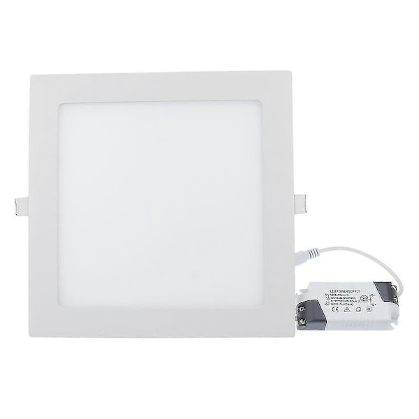 18W Nedfelt Kvadratisk LED Panellys Kald Hvit Lampe Downlight For AC