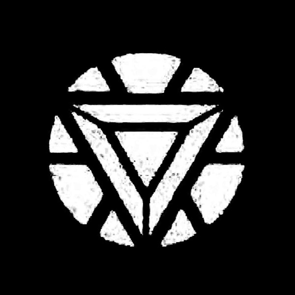 Iron Man Logo Reflekterende Vandafvisende Dekal Bilsticker Motorcykel Styling Dekoration mengxi White