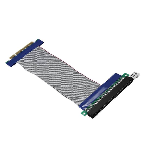 PCI Express PCI-e 8x til 16x Slot Riser Kort Fleksibel Forlængerkabel[D]