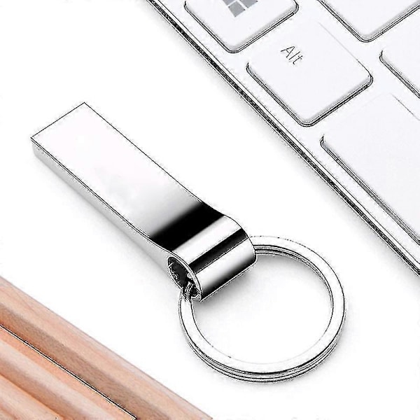 USB 2TB Flashdrev Metal USB Flash Disk Pendrive Flashhukommelse Stick USB3.0 Xm1 Silver 1TB