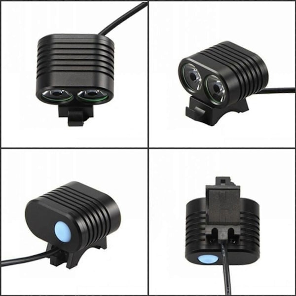 8000 Lumenin XM L2 LED Pyöräily Etu Polkupyörän Ajovalo Musta[D]