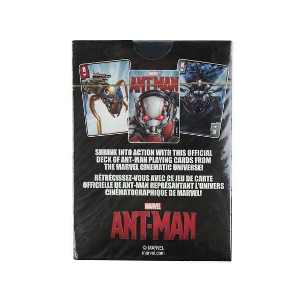 Ant-Man Spelkort [D] Red/Grey/Black One Size