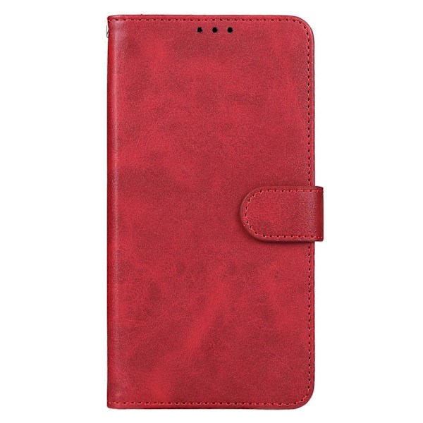 Lærveske for OPPO A18 Red