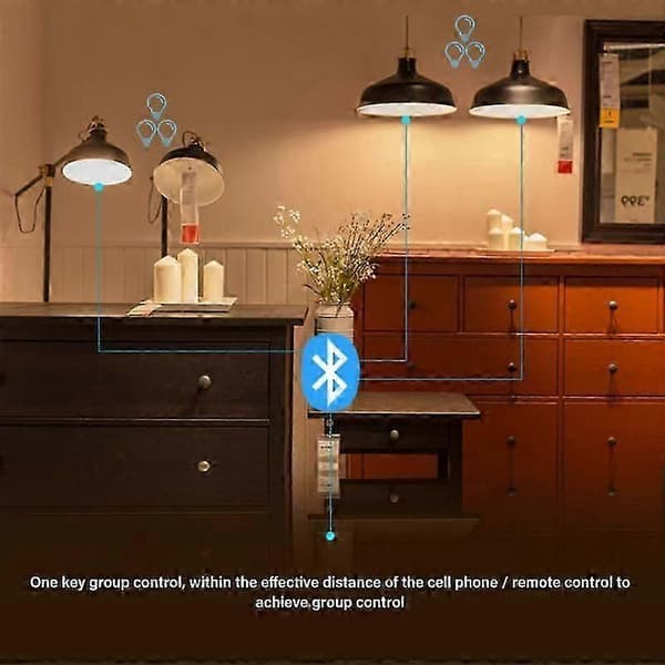Smart belysning med Bluetooth og fjernbetjening[D]
