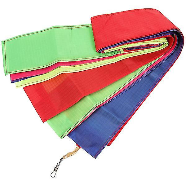 Värikäs leija pitkä häntä leija pääty nauha leija lisävaruste streamer tee-se-itse leija nauha koriste [D] As Shown  As Shown 1 1500X8cm