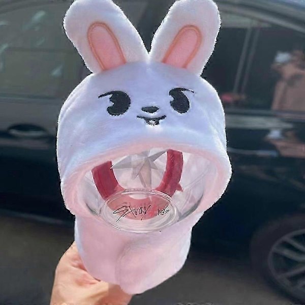 Kpop Stray Kids Lyspinne Plysjtrekk Skzoo Konsert Lys Trekk Dukke Tilbehør Cape Hatt Lampeskjerm Fans Samling Gave[D] C