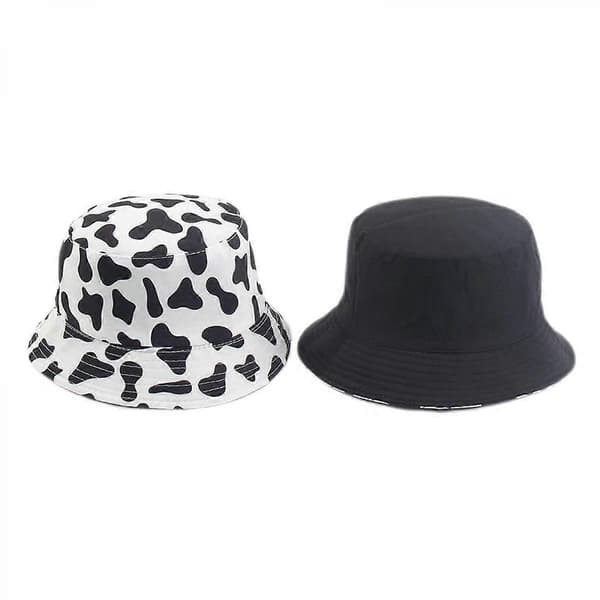 Sød spandhat, fiskerhatte til stranden til kvinder, vendbar unisex (HATE006)[D]