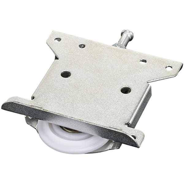 Sæt med 2 skydedørsruller til garderobe, kuglelejestyr Gris clair 1 kg