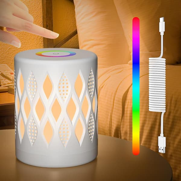 USB Genopladelig Bordlampe med 3 Lystilstande[D]