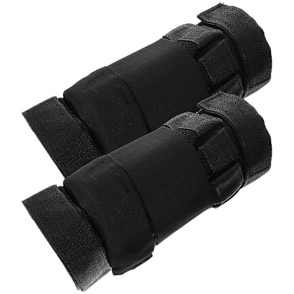 2 kpl Nilkkapainopeite Uudelleenkäytettävä Nilkkapaino Hengittävä Nilkkapaino Jalkapainot miehille[D] Black 40X25X5CM