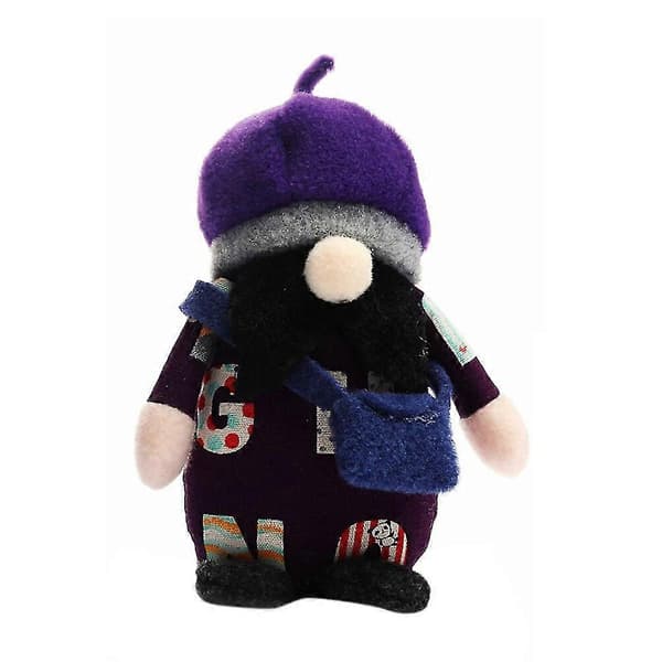 1 st Dockdekor för skolstart Söt Tyg Tomte Docka Ornament[D]