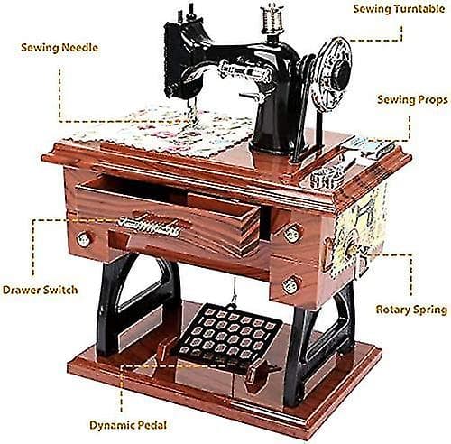 Mini Mekanisk Vindspil Gave Fødselsdagsdekoration[D]