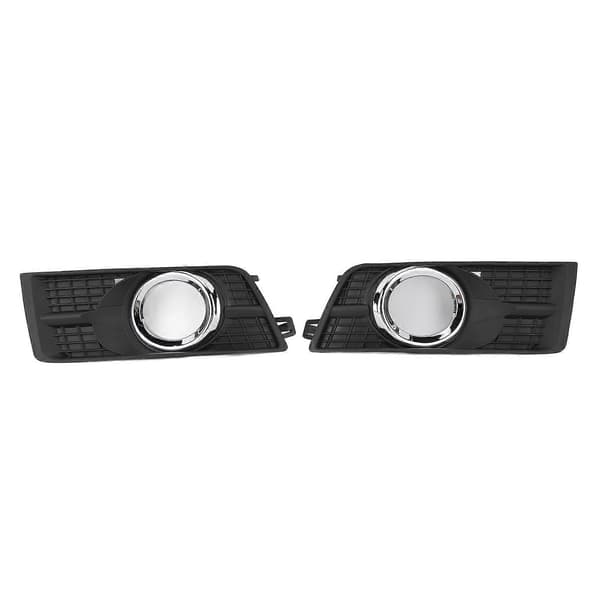 2 stk. Front Tåkelys Lampe Deksel 25778388 Bezel Krom Trim Venstre Høyre Erstatning for SRX 2010‑2016[D] Solid Normal