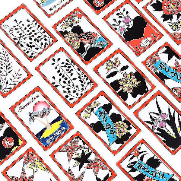 Exklusiva Mahjong Gostop Go Stop Hanafuda Kort Populärt Koreanskt Japanskt Brädspel