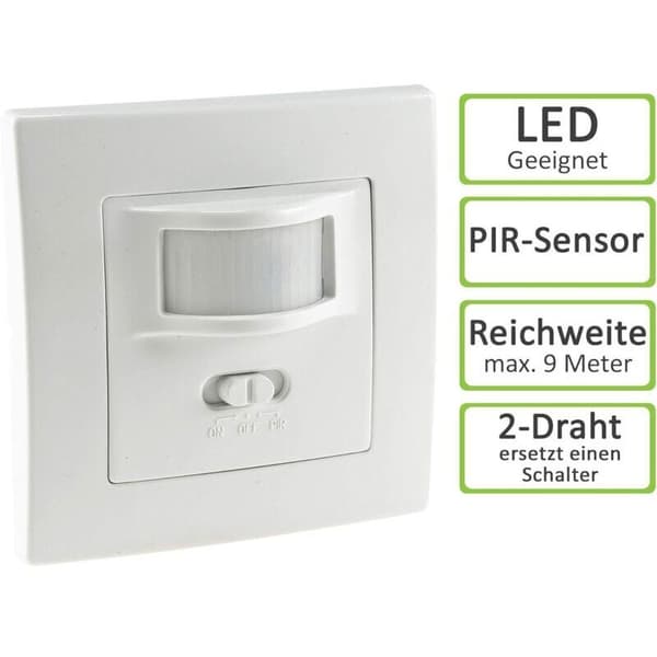 110V-220V Infrarød Sensorbryter, Dobbelformål Menneskekroppssensorbryter Noir 0.05