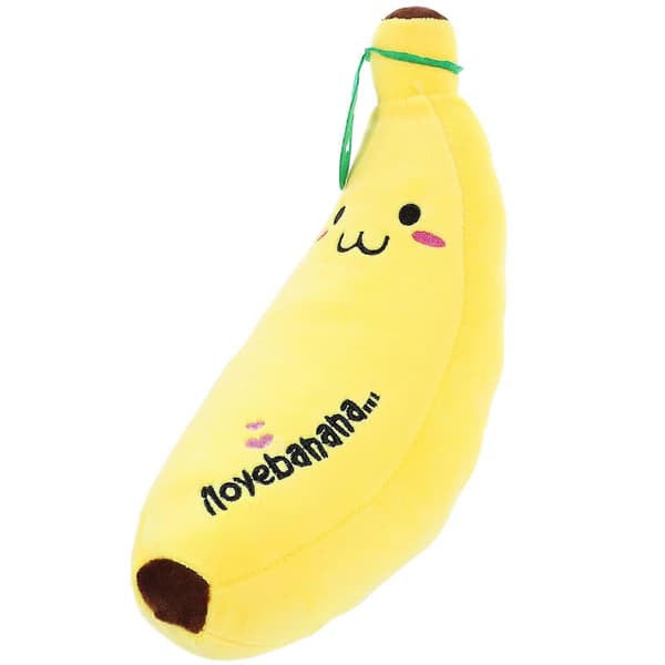 Udstoppede Banan Legetøjs Pude til Børn Legende Blød Plys Kaste Gul[D]