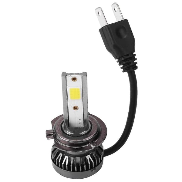2 stk. 1400W LED Forlygtepærer 6000K Hvid Plug & Play (H7)