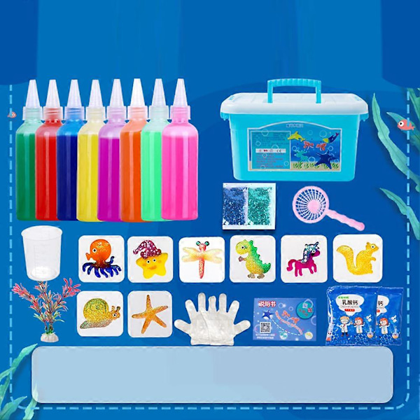 Cartoon Vattenleksak Cartoon DIY Pussel Leksak Present till Barn Pojkar Flickor