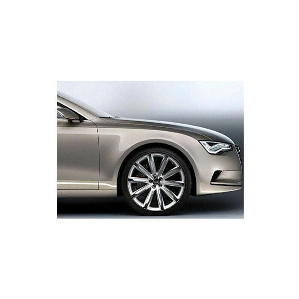 Audi 4F0 601165 4 kpl pyörän napakapseleita 135mm Musta pyörän tunnus [D]