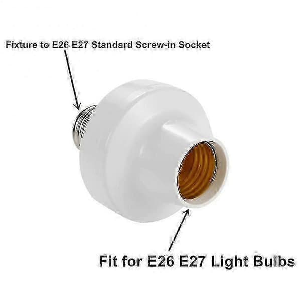 f E26 / E27 Trådløs Fjernkontroll Lys Lampe Base På/Av Bryter Sokkel[D] 110V