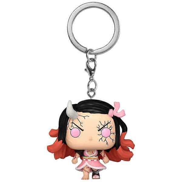 Demon Slayer Nezuko Kamado Pocket POP-nøkkelring, samlefigur[D]