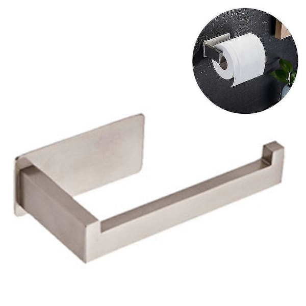 Toalettpapirholder rustfritt stål-sølv[D]