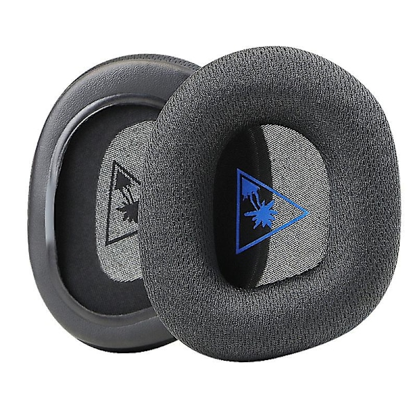 2 st Hörlursöverdrag för Turtle Beach Stealth 600 Gen 2 600 Gen 2 (Blått mönster) Black Net Cloth Blue Pattern