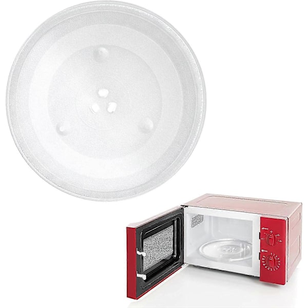 Esx Mikrovågsugnsglasplatta, 27cm Y-form - Universal Mikrovågsugnsglasplatta, Varm