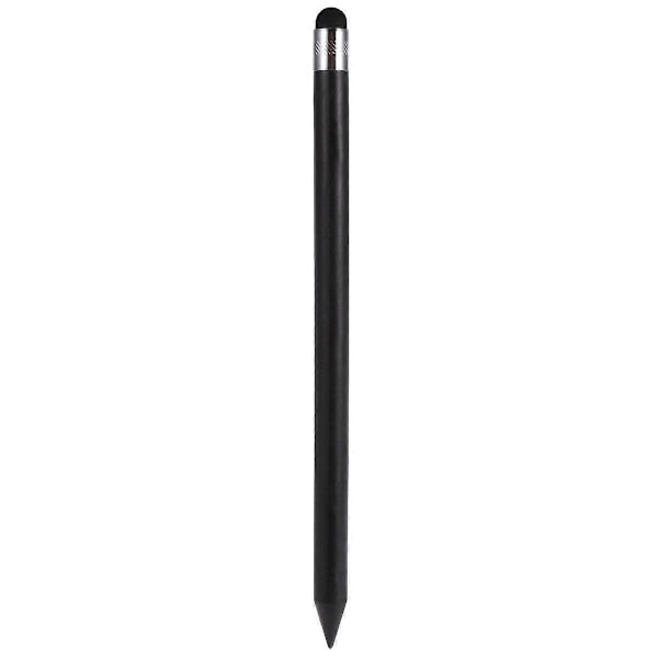 Høy presisjon Stylus Multifunksjons Touch Pen Skriving Kapasitiv Stylus for Telefon Tablett (Svart) Black 16.00X0.80X0.80CM