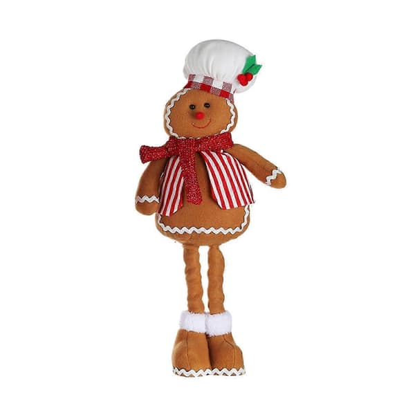 Juldekoration Docka för Skrivbord Bordsdisplay Samling[D] Gingerbread