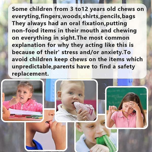 Oralmotoriska leksaker för barn med ADHD och ångest (5-pack)[D]