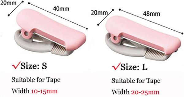 Mini Bærbar Maskeringstape Kutter Klips Type 20-25 Mm/YY[D]