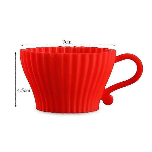 Muffinsformar Cupcake Formar för Bakning 15st Silikon Non-Stick Koppar[D]