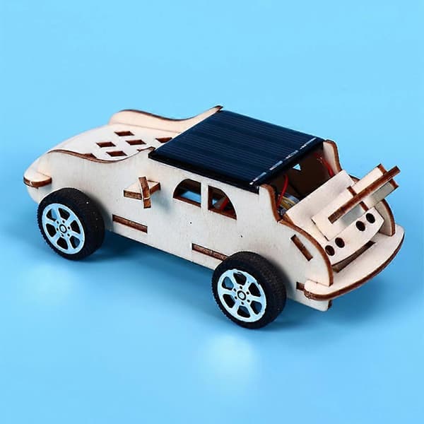 DIY Solcellebil Leketøy Modell Robotikk Montering Trådløs Fjernkontroll STEM Vitenskap Leker for Barn Gutter Jenter[D]