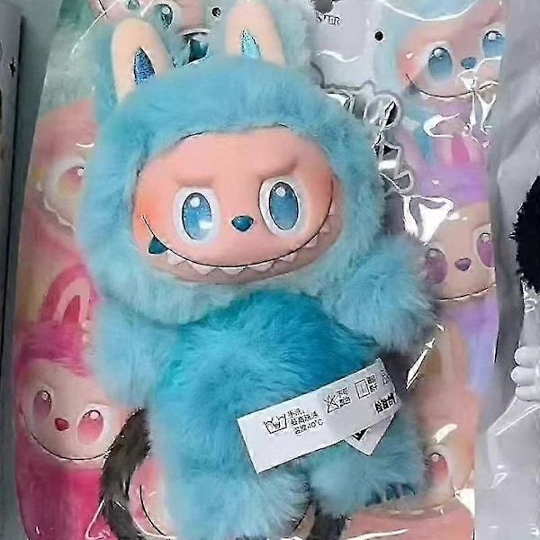 1 Överraskningspresent Labubu V3 The Monsters Big Into Energy Series Vinyl Face Docka Anime Actionfigurer Labubu Hänge[D] A2