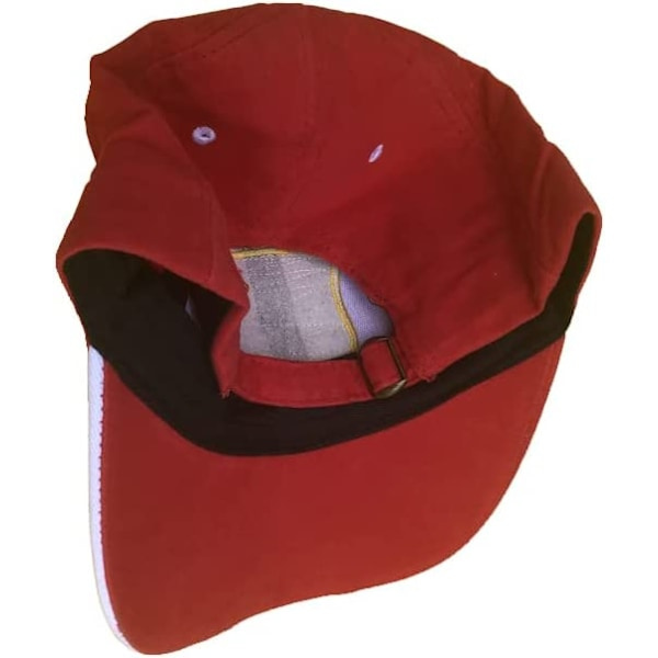 Unisex Broderede Baseballkasketter Justerbare Red Devils Sort (D) Red Devils Black