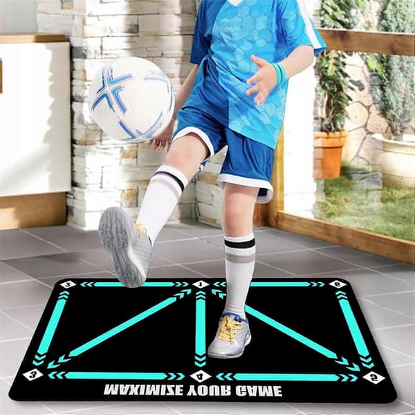 Fotbollsövningsmatta 60x90 cm Dämpning för kontrollträning [D]