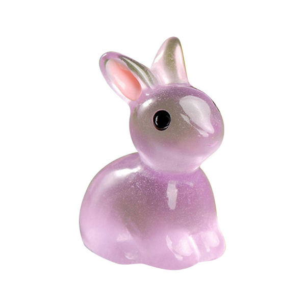Påske Lysende Kanin Dukke Ornament Mos Mikro Ornament Ornament Fest Ornament Flye0868