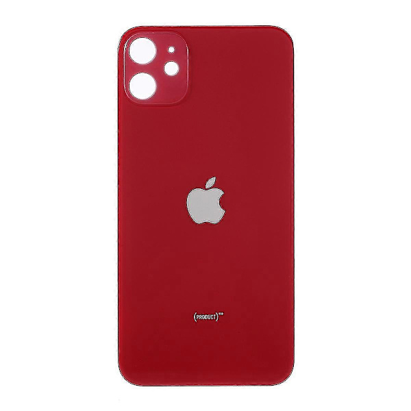 Kvalitetsersättning för bakre batterihölje för iPhone 11 6,1 tum (stort hål)