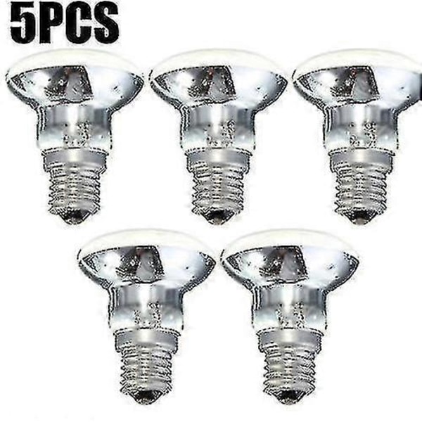 5 stk. Udskiftnings Lava Lampe E14 R39 30W Spotlight Skrue Pære Pære---Kode11731
