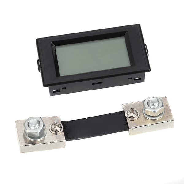 LCD DC 100A Digitalt Display LED Panel Amperemeter/ AMP Ampere Meter med 100A/75mV Shunt Motstand [D]