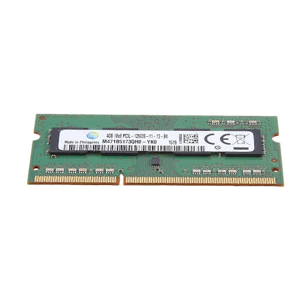 DDR3 4GB Laptop RAM Hukommelse 1600Mhz PC3 12800 1RX8 1.35V 8 IC SODIMM Hukommelse Kun til