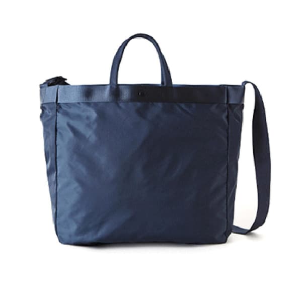 Stor moteriktig duffelbag, lett reise- og handleveske for strandreiser [D] Blue