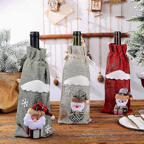 Champagneflaskeærmer til julefejringer[D]