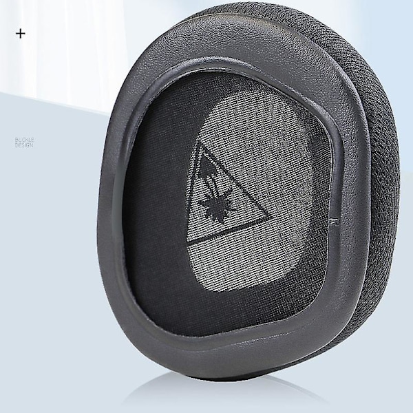 2 st Hörlursöverdrag för Turtle Beach Stealth 600 Gen 2 600 Gen 2 (Blått mönster) Black Net Cloth Blue Pattern