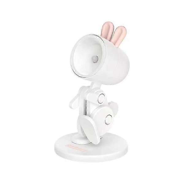 Mini LED Söt Djur Husdjur Fällbart Bordslampa Dekor 26s[D] Little Rabbit White