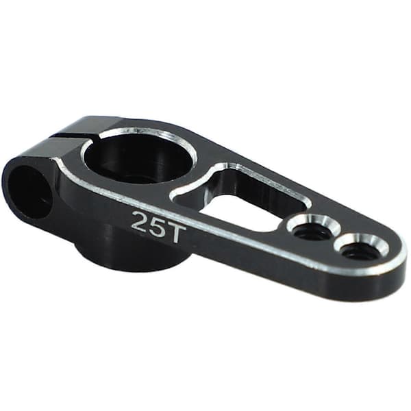 1 stk. Aluminiumlegering 25t 31mm Styreservoarm Horn Til Rc, sort[D]