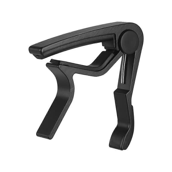 Snabbväxlingsgitarr Capo Clamp Enhandsmanövrering av Aluminiumlegering för Akustisk Folkgitarr Bas Ukulele[D]